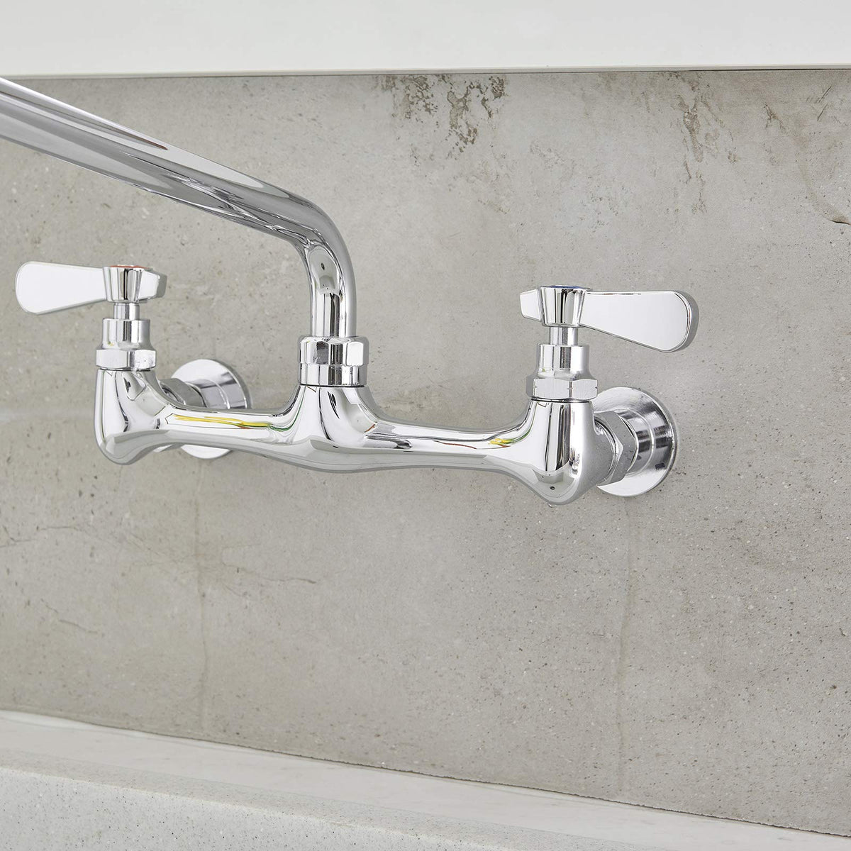 BWE polished chrome finish adds a professional look to kitchens.