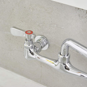 BWE wall-mount design suits laundry and utility sinks with style.