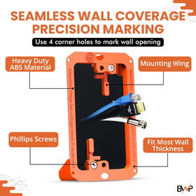 BWP cut-in ring adjustable fits 1/4 to 1 inch walls