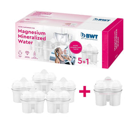BWT Mg2+ cartridges deliver 120L each for consistent mineralized filtration