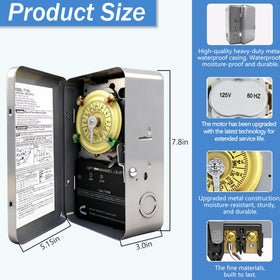 Bxmgr T101 four adjustable switches for flexible daily scheduling