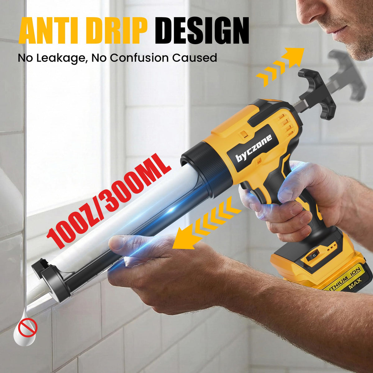 Battery-powered design minimizes hand fatigue for extended sealing tasks.