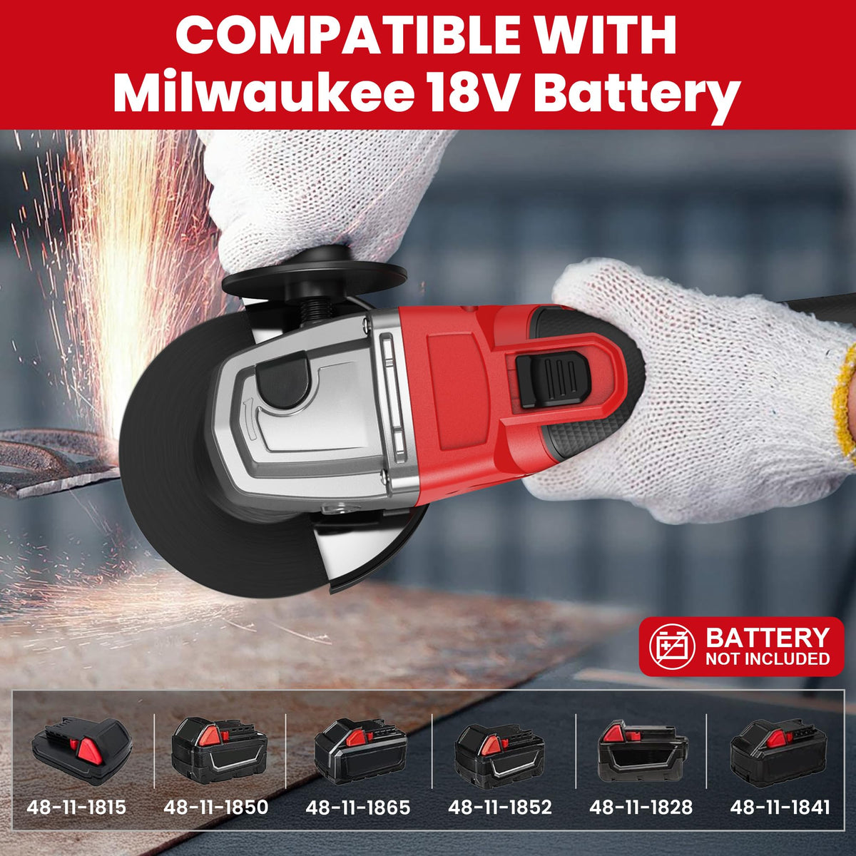 Byczone brushless motor delivering up to 8500 RPM for fast material removal.