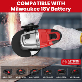 Byczone brushless motor delivering up to 8500 RPM for fast material removal.