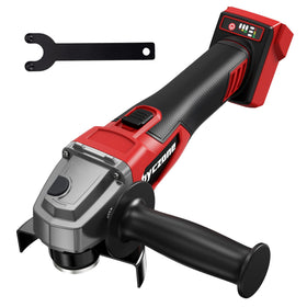 Byczone cordless angle grinder with Milwaukee compatibility for flexible on-site power use.