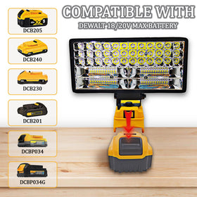 Byczone cordless LED work light with aluminum shell showing rugged durability