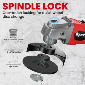Byczone ergonomic grip design enhances comfort during extended use.