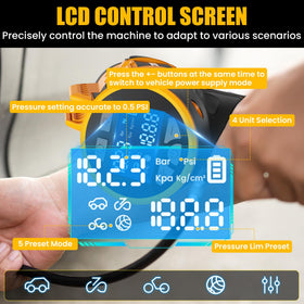 Byczone fast-inflation model reaches 30L/min for quick tire prep.