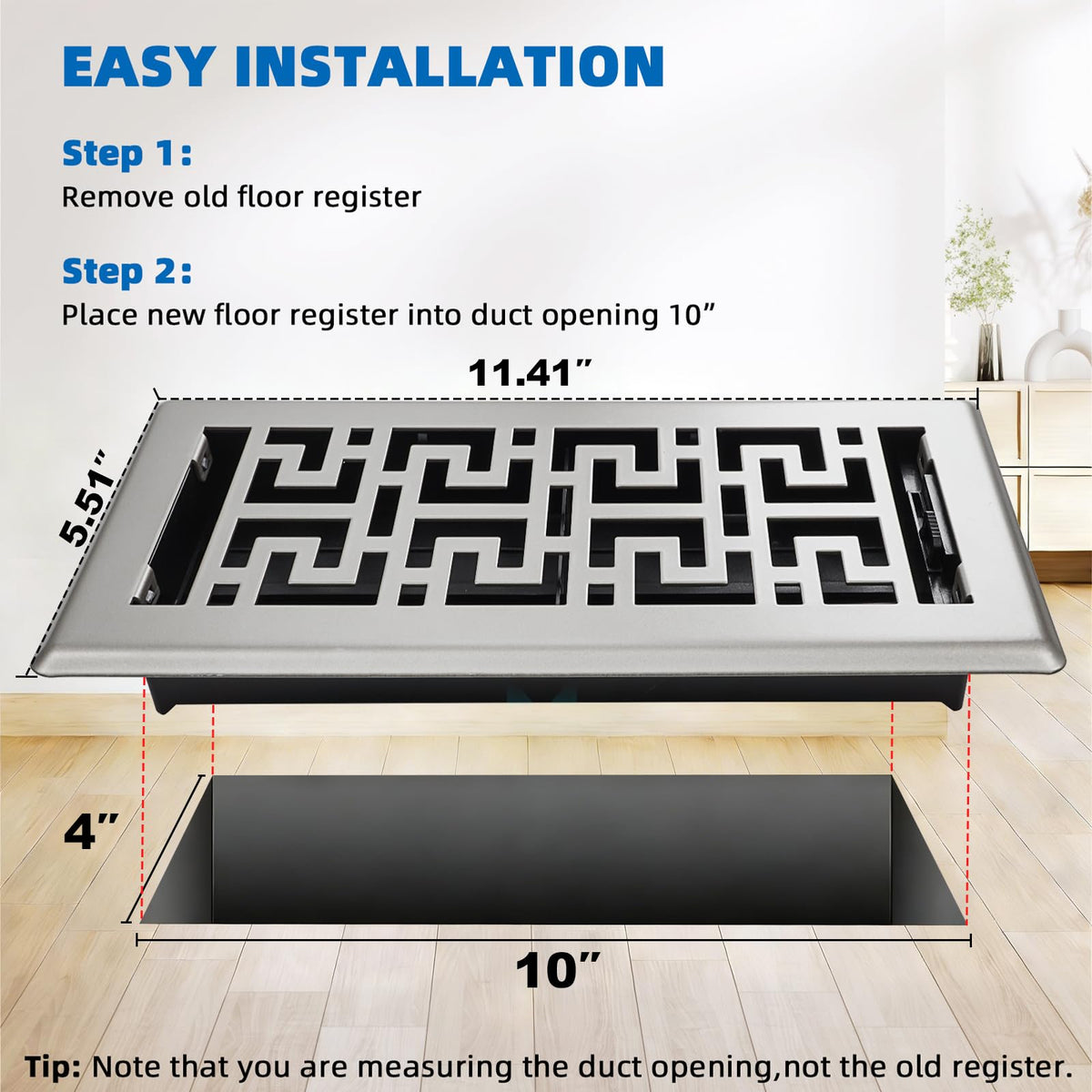 BYEWIRE black rust-resistant finish keeps a clean look.