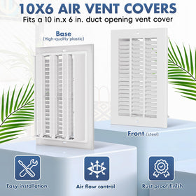 BYEWIRE vent covers include screws for quick DIY installation