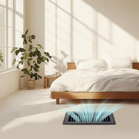 BYEWIRE stain-resistant-floor-vent; easy cleaning and lasting finish.