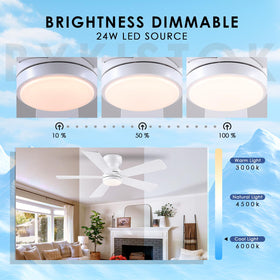 BYKISTOK low-profile flush-mount design fits flat ceilings seamlessly