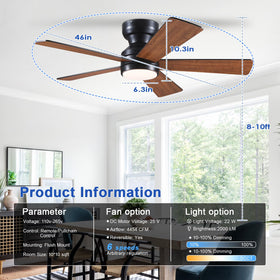 BYKISTOK remote control for adjusting speed and lighting colors