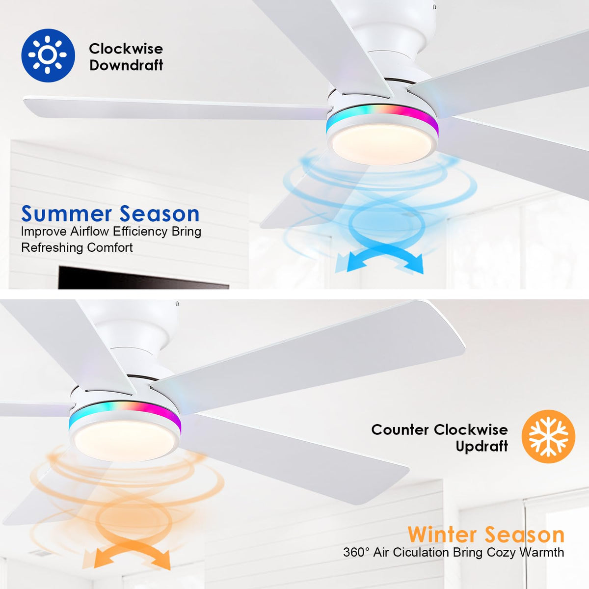 Side RGB lighting by BYKISTOK for customized ambient scenes