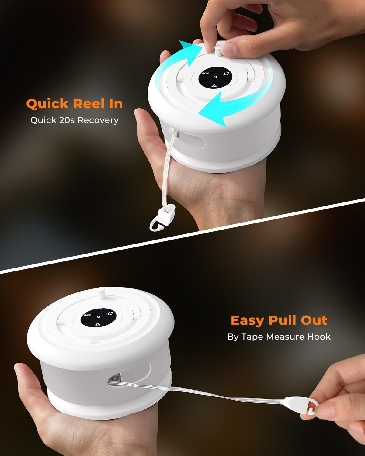 Bylitodt music-synced modes sync with your playlist for mood lighting