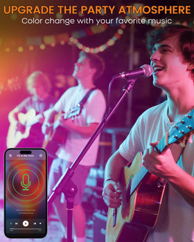 Bylitodt RGB mood lights offer color modes for parties and calm evenings.