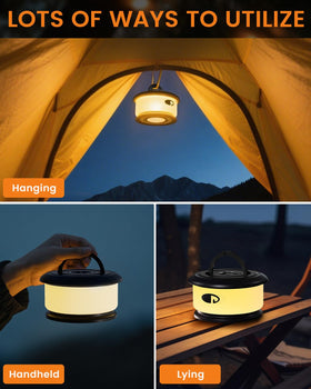 Bylitodt RV camping ambiance lights up the night.