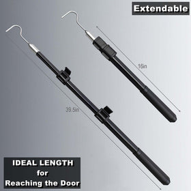 Bytcew ladder-door-stairs puller system shown in action for secure loft entry