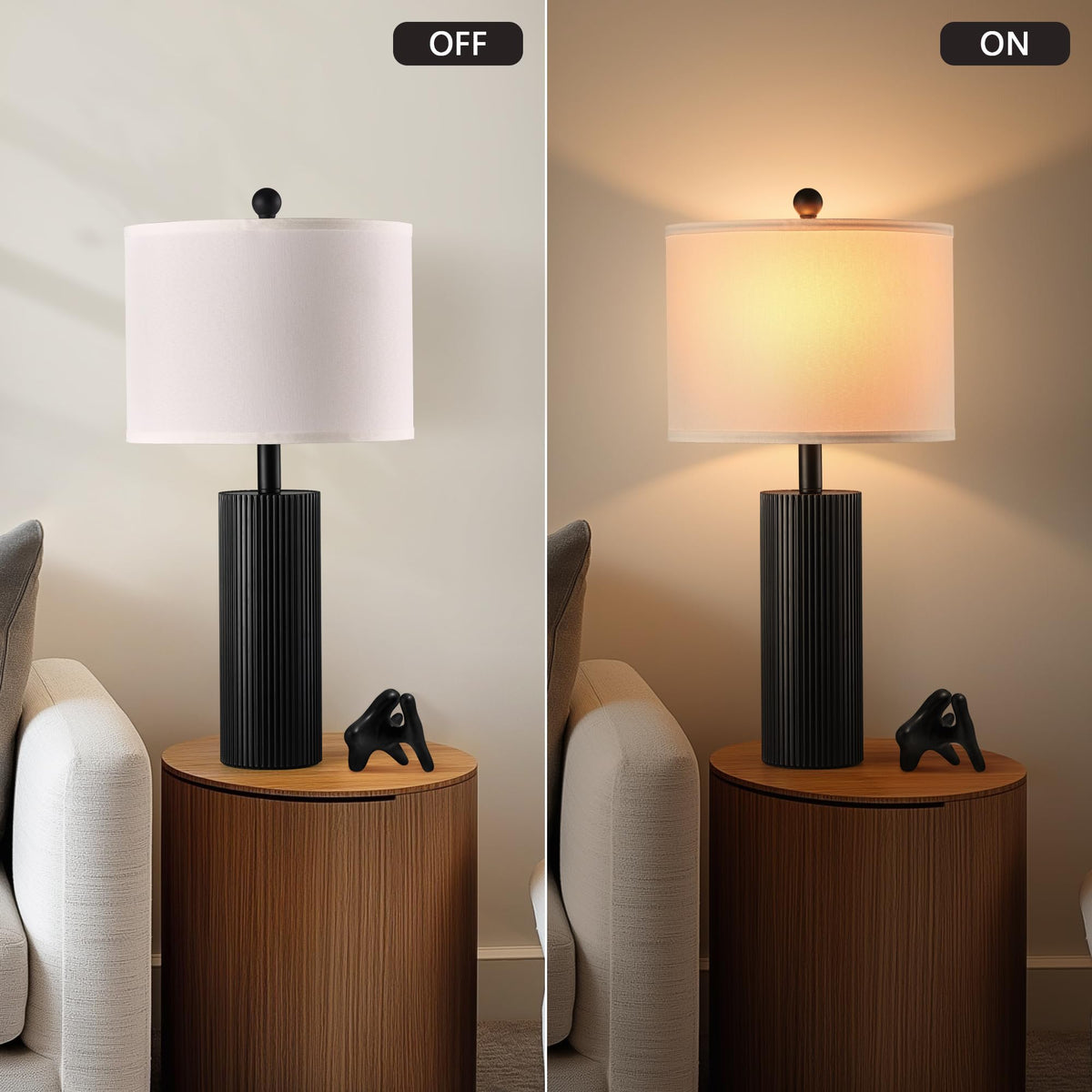 BZZMMB easy 5-step installation for bedroom lamps.