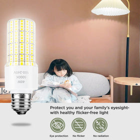 CA New Sunshine 40W LED corn light provides daylight-like color for indoor spaces