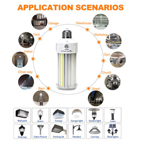 CA New Sunshine daylight 5000K output enhances visibility in indoor and outdoor spaces.