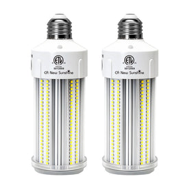 CA New Sunshine corn light with E26 base ready for direct wiring and installation.