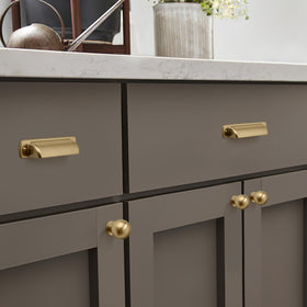 CABDM kitchen cabinet hardware installation demonstrates easy upgrade