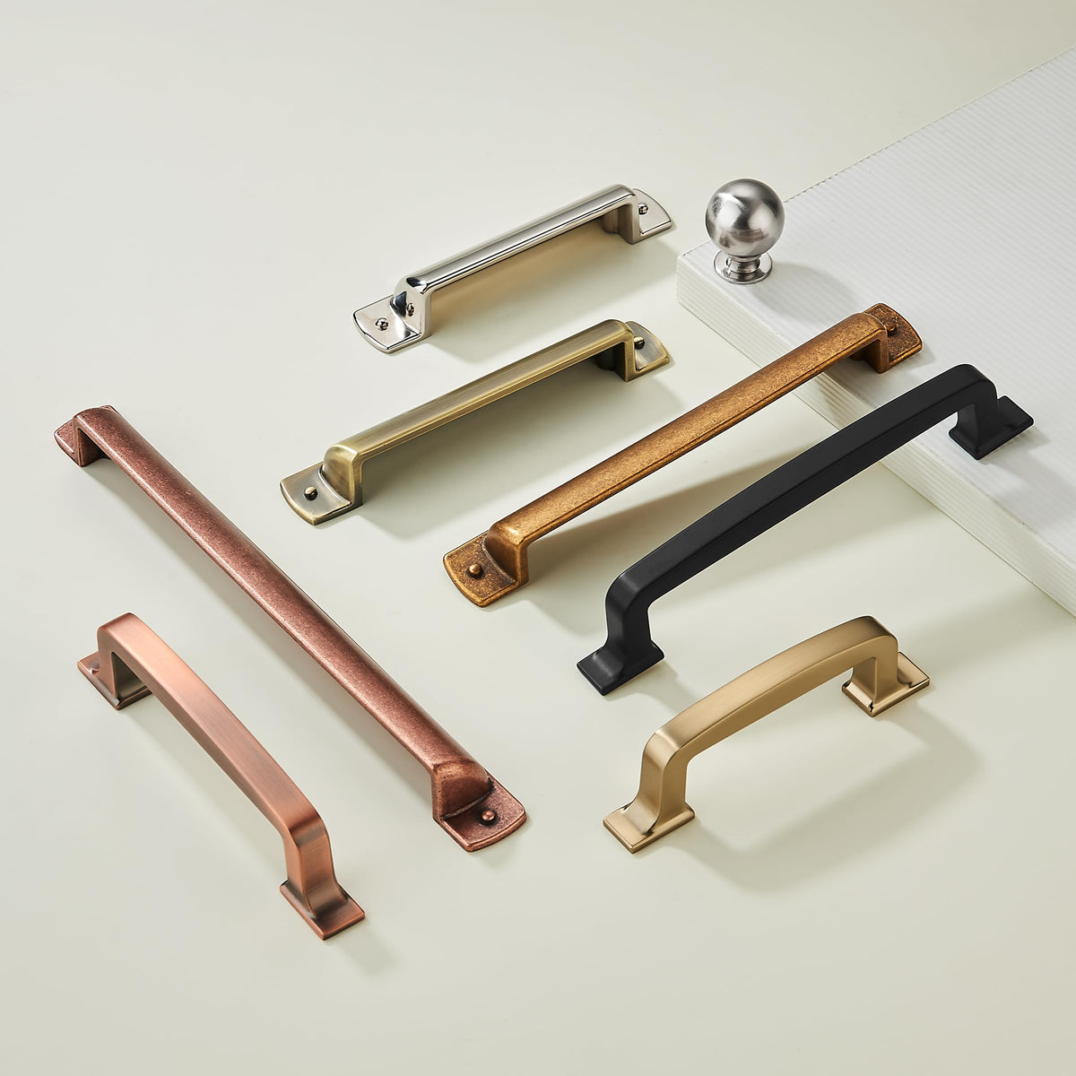 CABDM wardrobe and bathroom furniture knob highlights versatile use