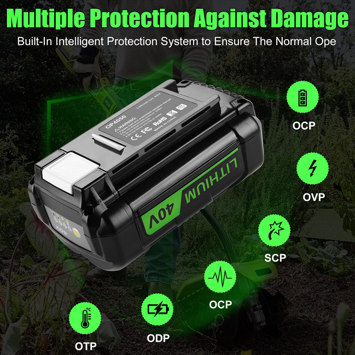Cabeattee battery kit includes battery and charger for ready use