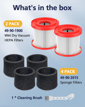 Cabiclean packaged filter set with filters and accessories