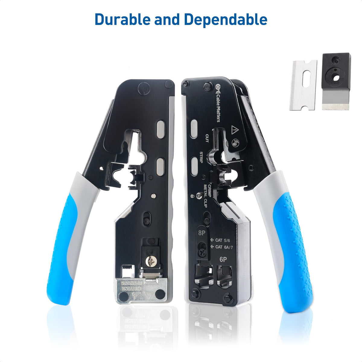 Cable Matters professional-grade tool ready for home or commercial network projects