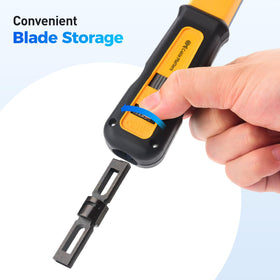 Cable Matters punch down tool with adjustable Lo/Hi impact settings for terminations