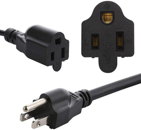 Cable Nahao four-outlet configuration close-up highlighting individual outlets for large adapters