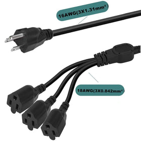 Cable Nahao universal compatibility with computers, printers, and electronics.