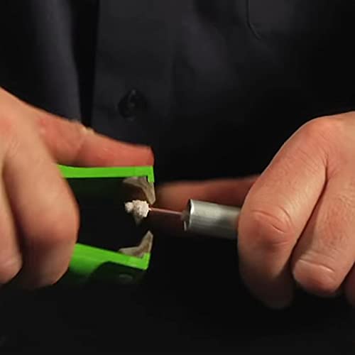CablePrep Center-Conductor Bevel Close-Up shows clean, prepared contact surface.
