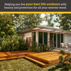 Cabot Australian Timber Oil Honey Teak UV protection on wood