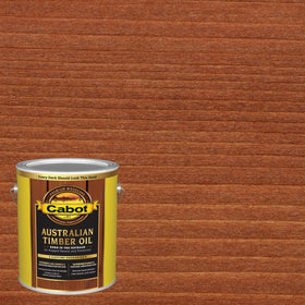 Cabot Australian Timber Oil penetrates deeply for long-lasting wood protection.