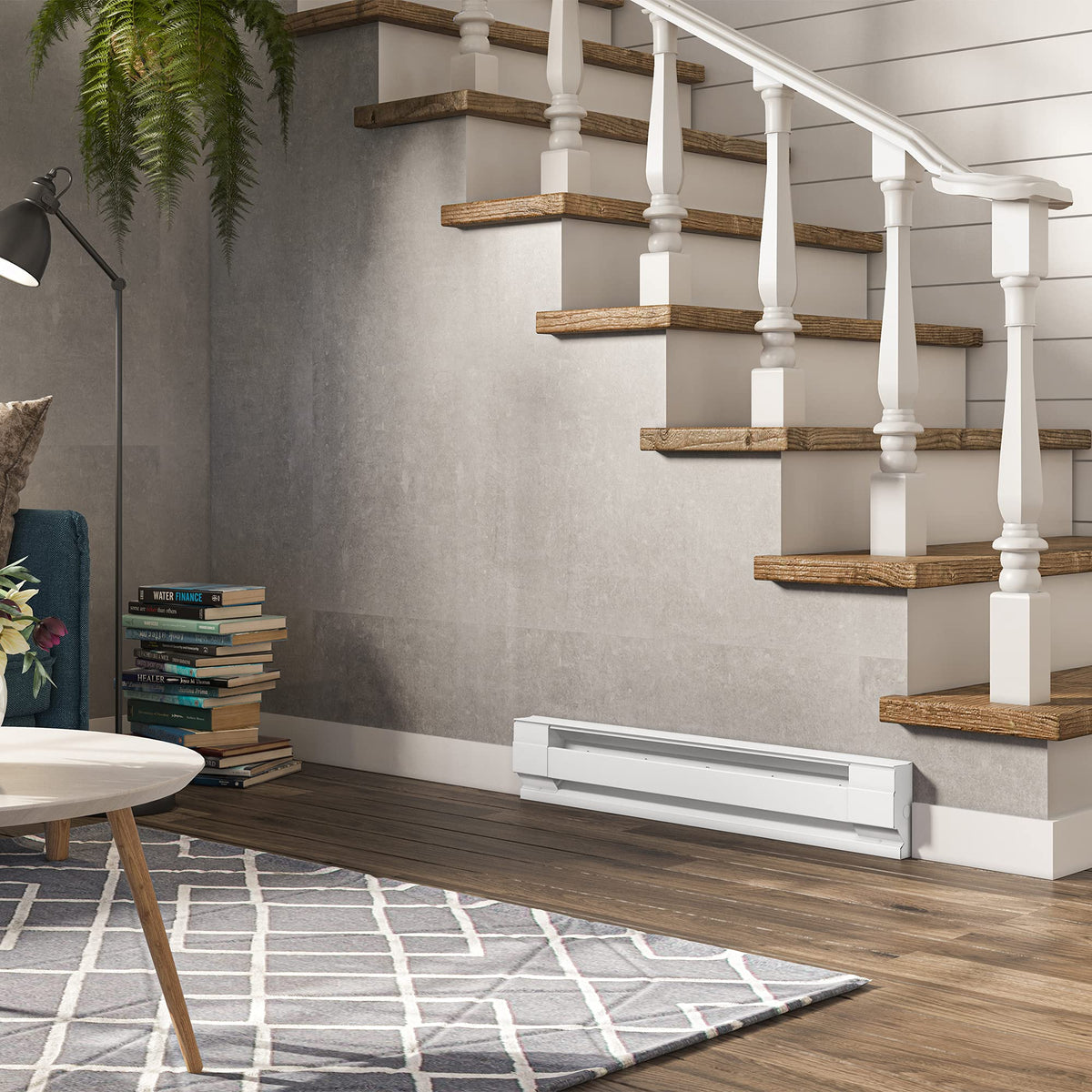 Cadet F Series 36-inch baseboard fits standard spaces.