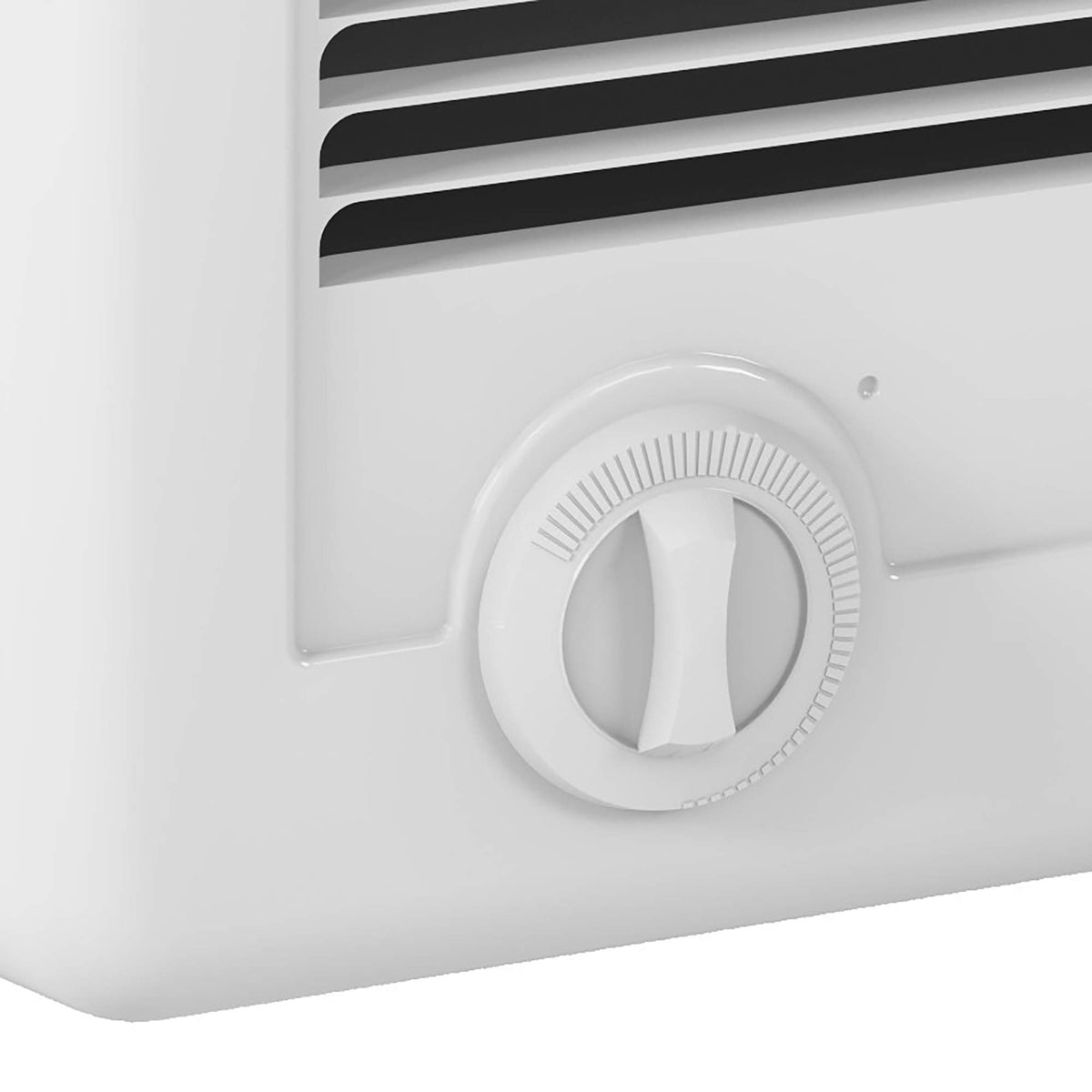 Cadet Com-Pak grill front showcases glossy finish and easy cleaning.