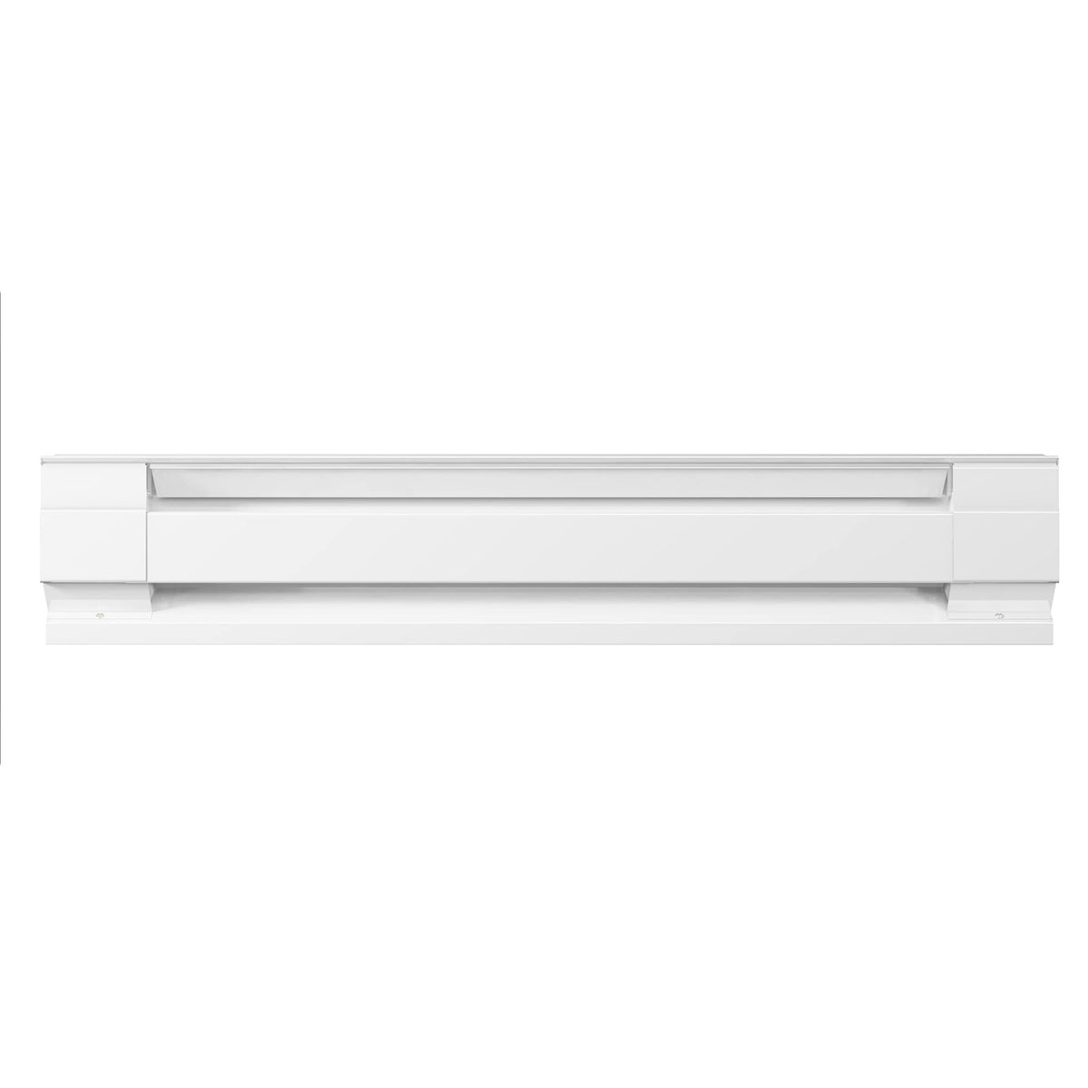 Cadet F-Series baseboard heater with knockouts simplifies installation.