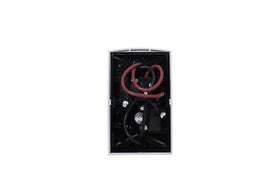 Cadet T522-W white wall thermostat installed for consistent baseboard heating