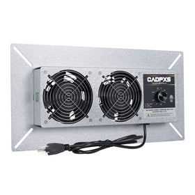 CADPXS crawlspace fan exhaust vent improves air exchange and reduces moisture.