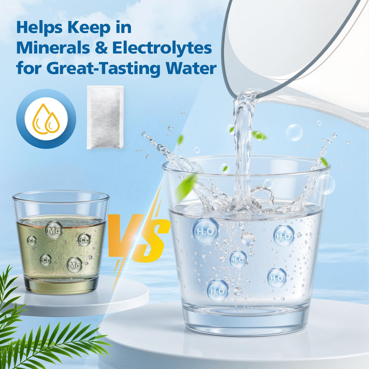 Caehomly Brita seal test image demonstrating leak-free connection.