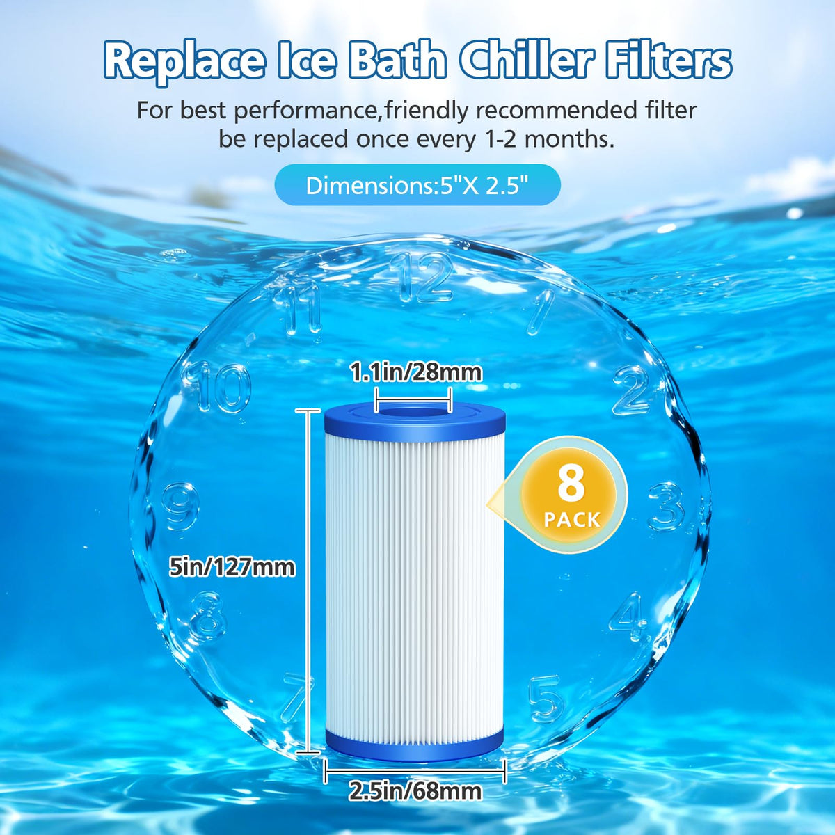 Caehomly compatible with cold plunge and under-sink systems