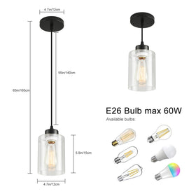 CAFULAM over-sink pendant provides task lighting with a stylish touch.