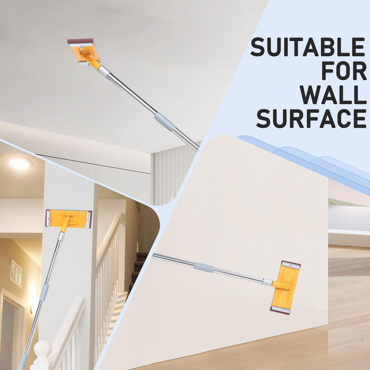Cagaloi quick-change clamp for tool-free sandpaper changes.