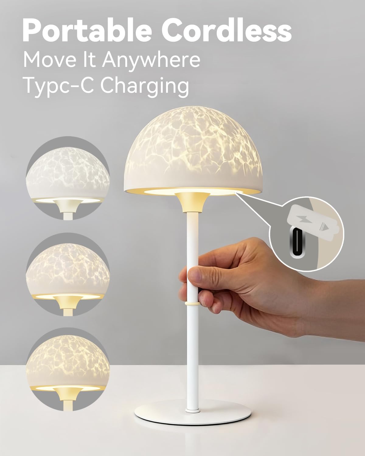 CaHomet remote-control shower lamp for convenient operation