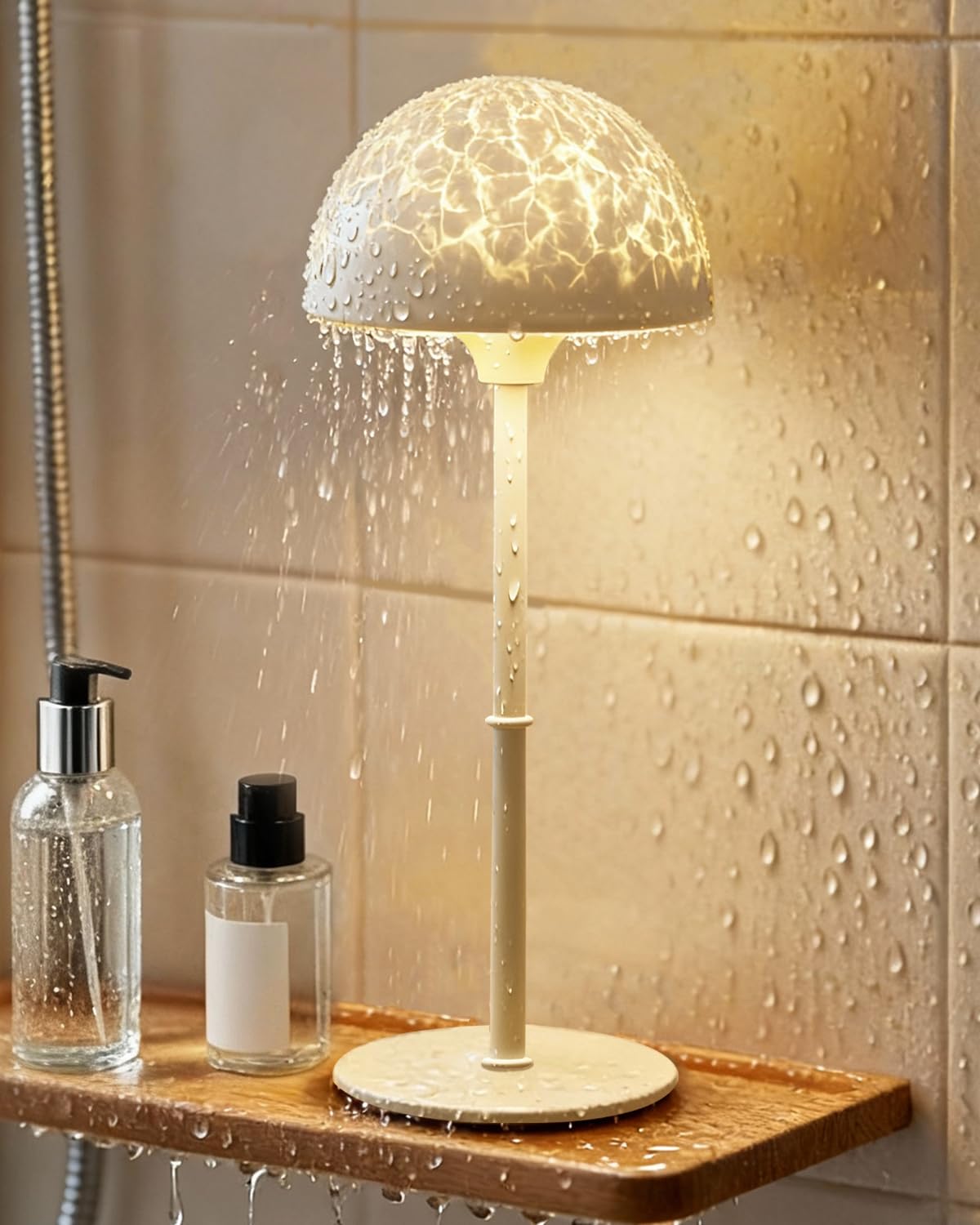 CaHomet shower lamp waterproof bathroom light for safe shower visibility
