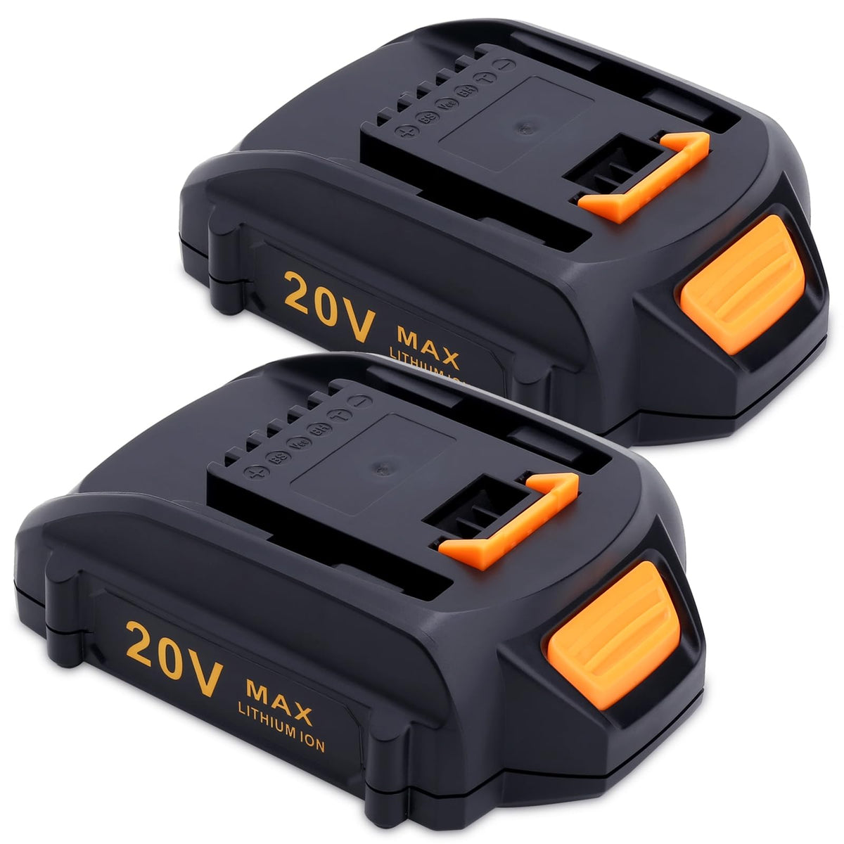 Cailingbat 2-pack Worx 20V battery with extended runtime.
