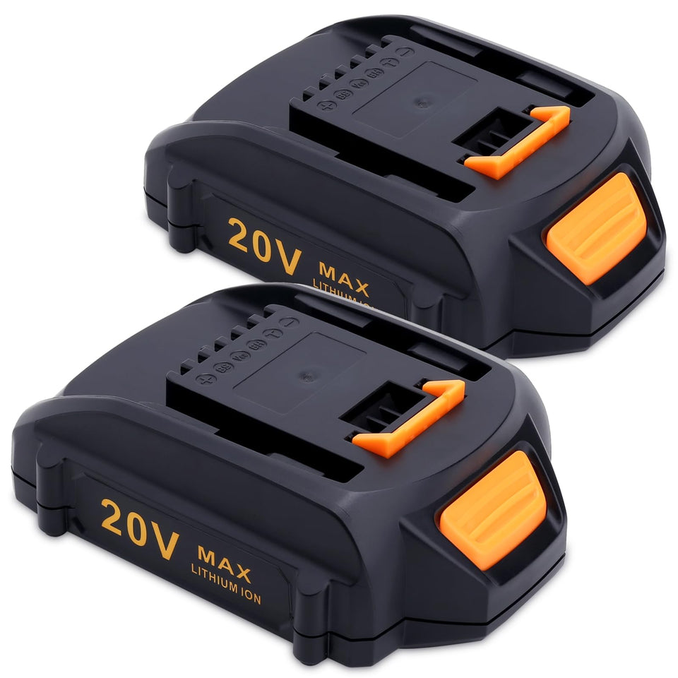 Cailingbat 2-pack Worx 20V battery with extended runtime.